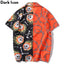 Skull Patchwork Hip Hop Shirt