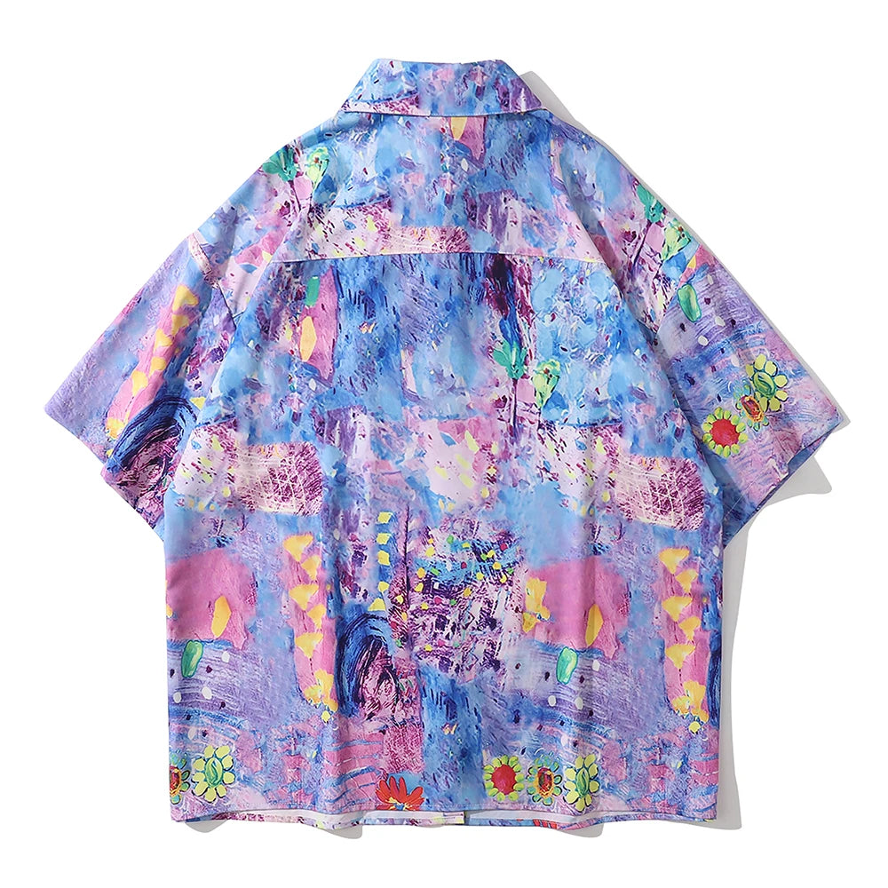 Colorful Printed Τ-Shirt