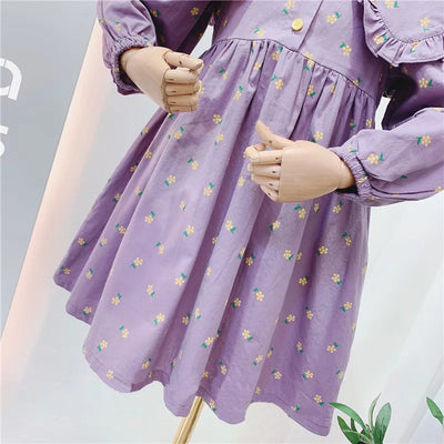 Baby Girl's Cute Floral Print Dress
