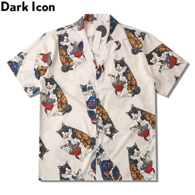 Harajuku Cat Shirt