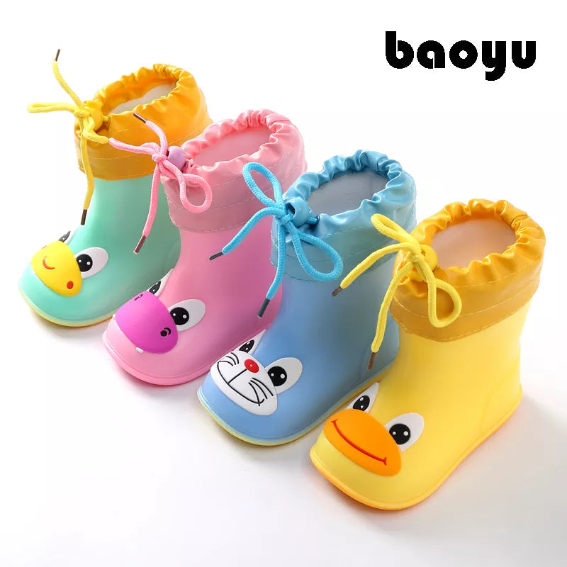 Children Animal Rain Boots