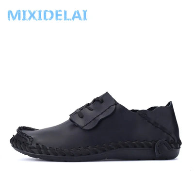 Men Leather Casual Breathable Loafers