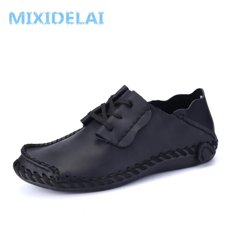 Men Leather Casual Breathable Loafers