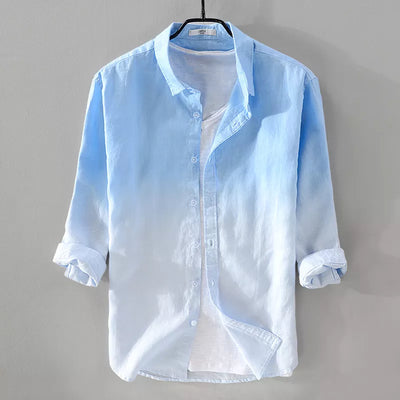 Pure Linen Shirt Men