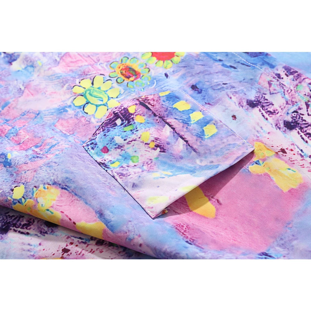 Colorful Printed Τ-Shirt