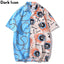 Skull Patchwork Hip Hop Shirt