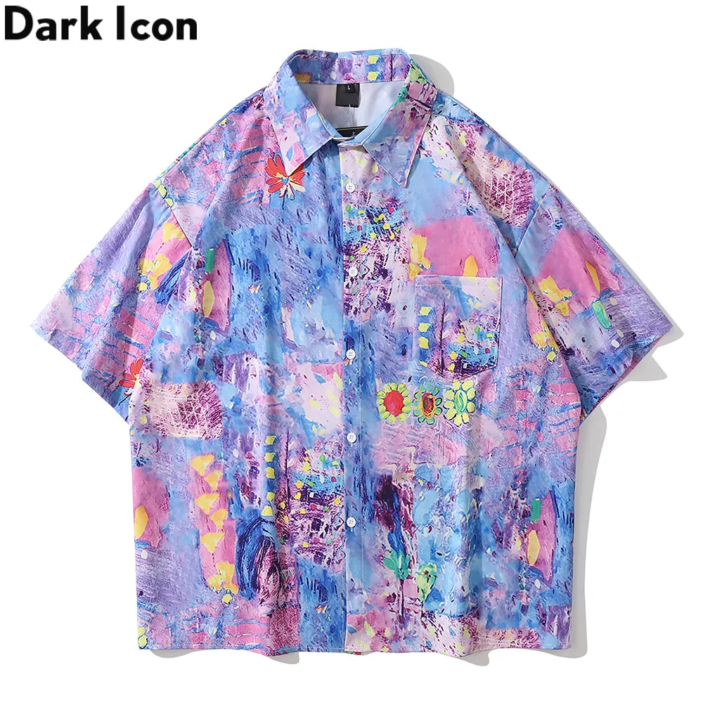 Colorful Printed Τ-Shirt