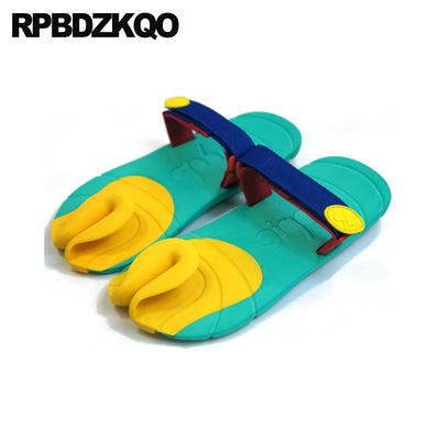 Beach Fashion Large Size Water Slides Big Waterproof Designer Slippers 45 Mens Sandals 2023 Summer Outdoor Rubber Slip On Shoes