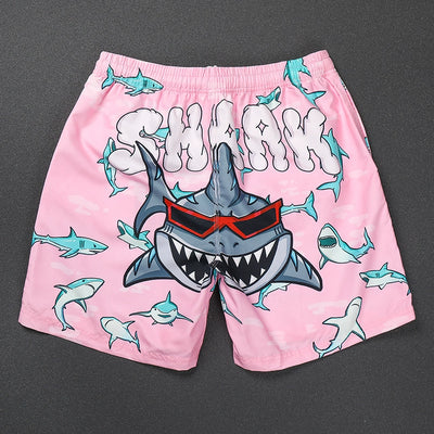 Cropped Loose Swimming Trunks