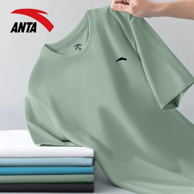 Anta Men's Short Sleeve Ice Silk Quick-Drying Breathable Running T-shirt