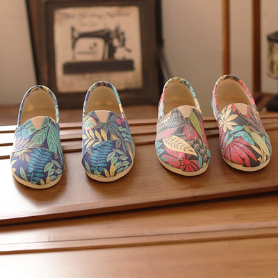 Youth Breathable Graffiti Slip-on Lazy Shoes