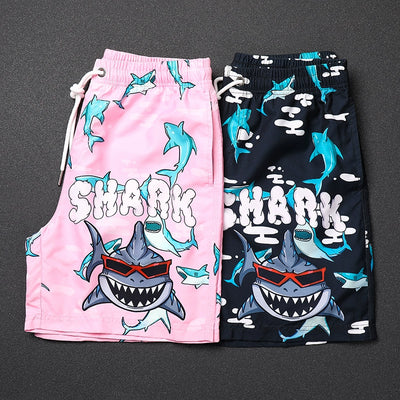 Cropped Loose Swimming Trunks
