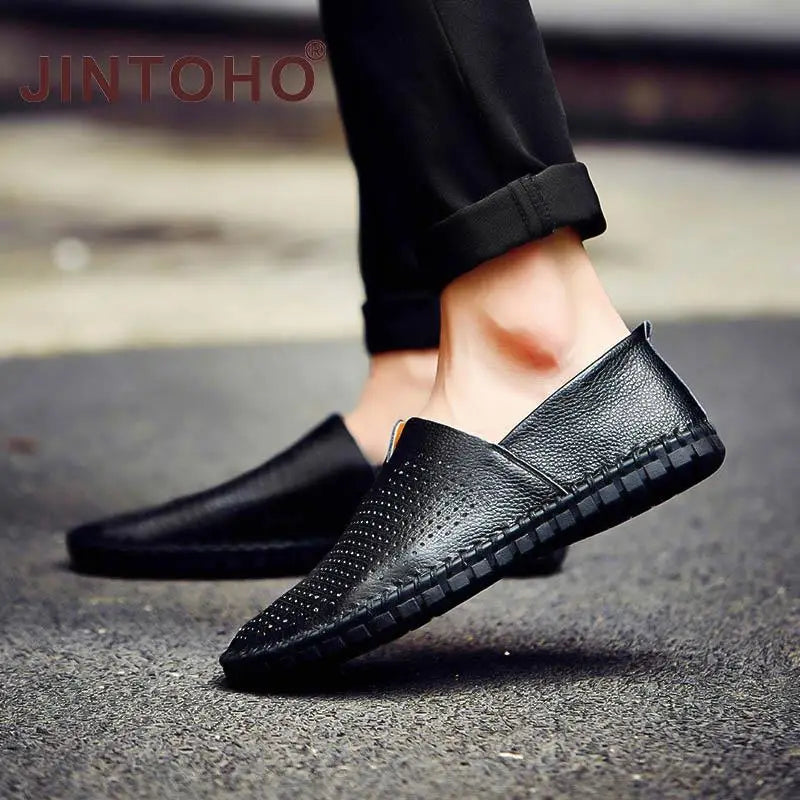 Leather Shoes Slip On 4