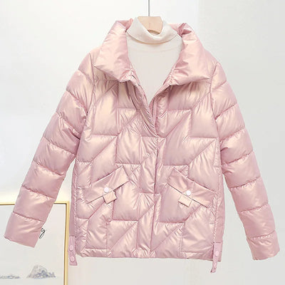 Winter Female Glossy Jacket