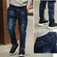 DIIMUU 4-11 Years Boys Clothes Slim Straight Jeans Young Pants Kids Baby Children Denim Clothing Trousers Elastic Waist Bottoms