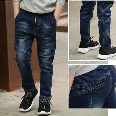 DIIMUU Straight Jeans Pants Denim Trousers