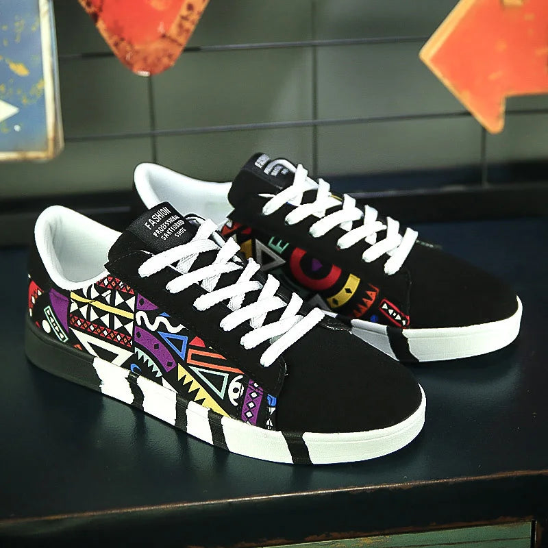 Canvas Boho Men Sneakers