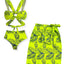 Ashgaily Swimsuit Ruffles Bandage Bikini Beachwear Two-Pieces