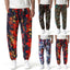 Linen Print Baggy Pants