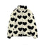 Heart Print Fur Jacket