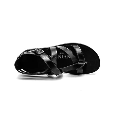 Rome Style Men Leather Sandals