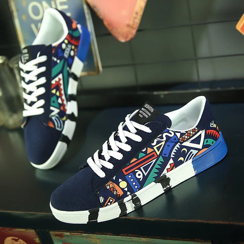 Canvas Boho Men Sneakers