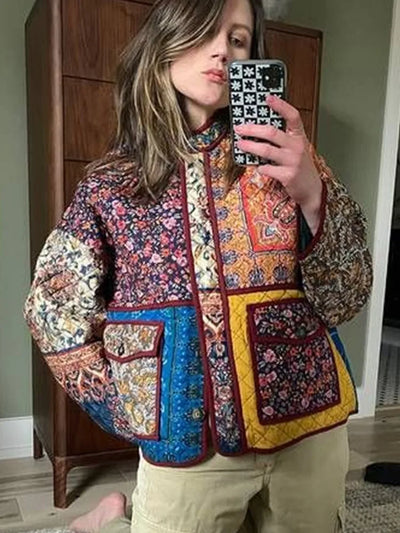 Patchwork Jackets For Women