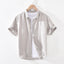 Cotton Linen Short Sleeve Shirt