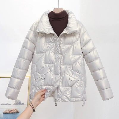 Winter Female Glossy Jacket