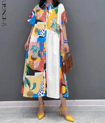 Fashion Print Pattern Dress