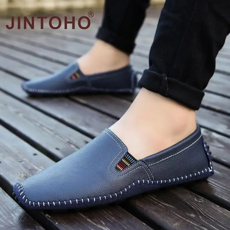 Leather Shoes Slip On 3