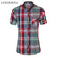 Plaid Short Sleeve Shirt