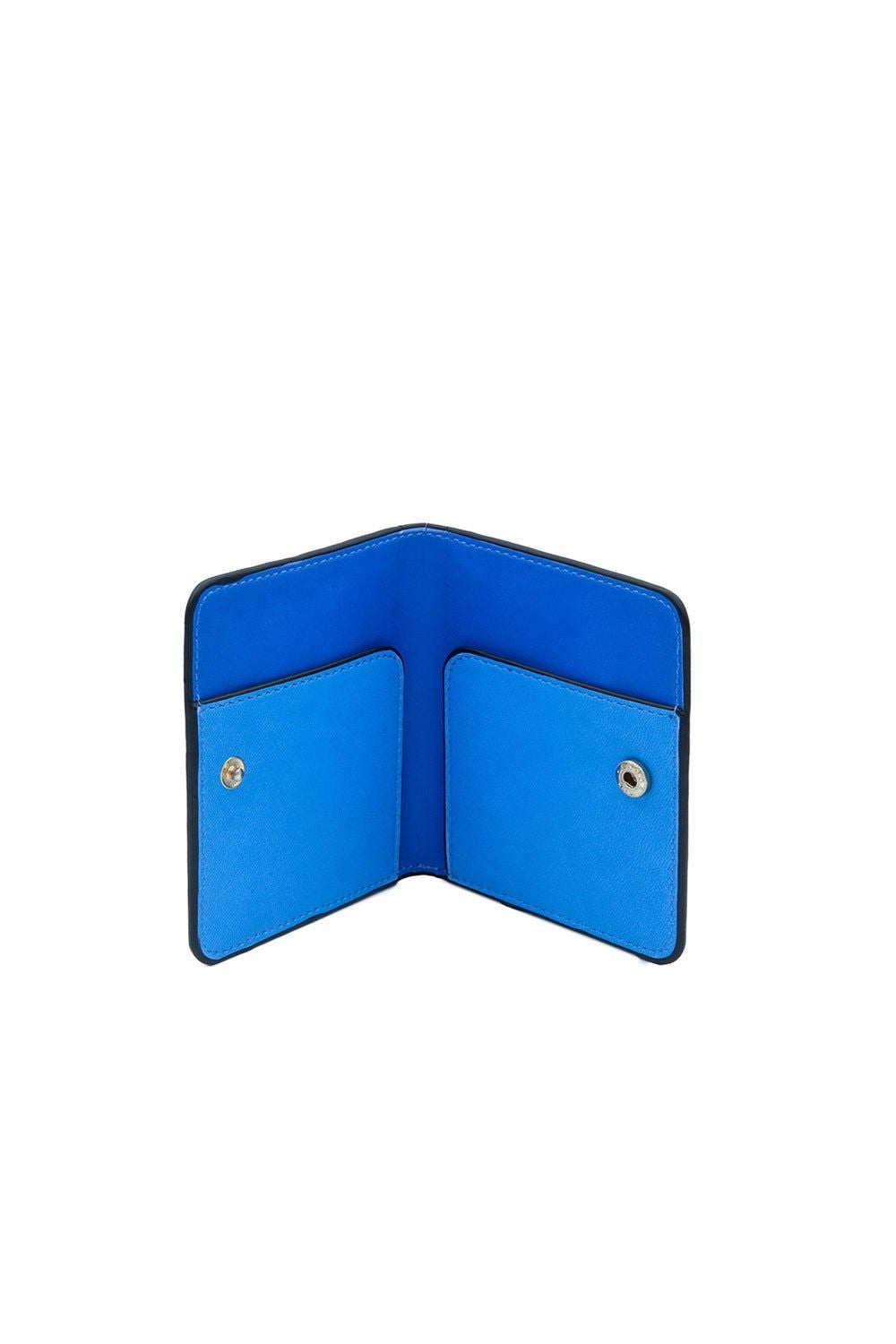 Card Holder In Blue Tones