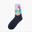 Retro Famous Oil Painting Socks