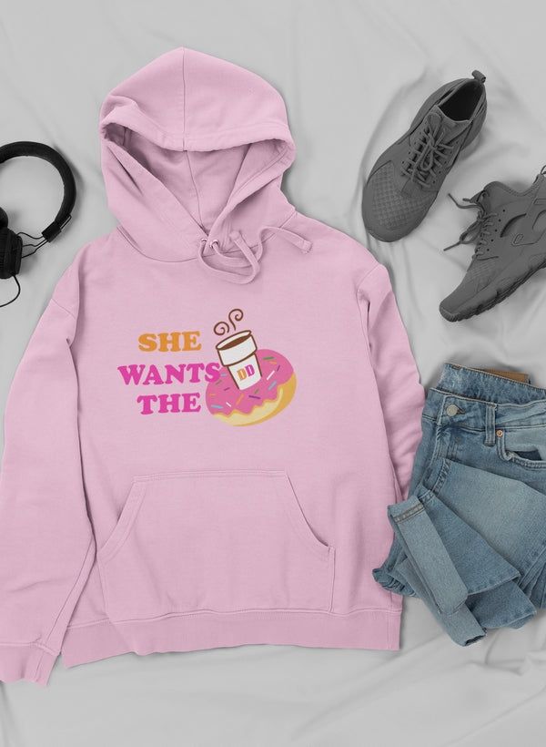 She Wants Donuts Hoodie