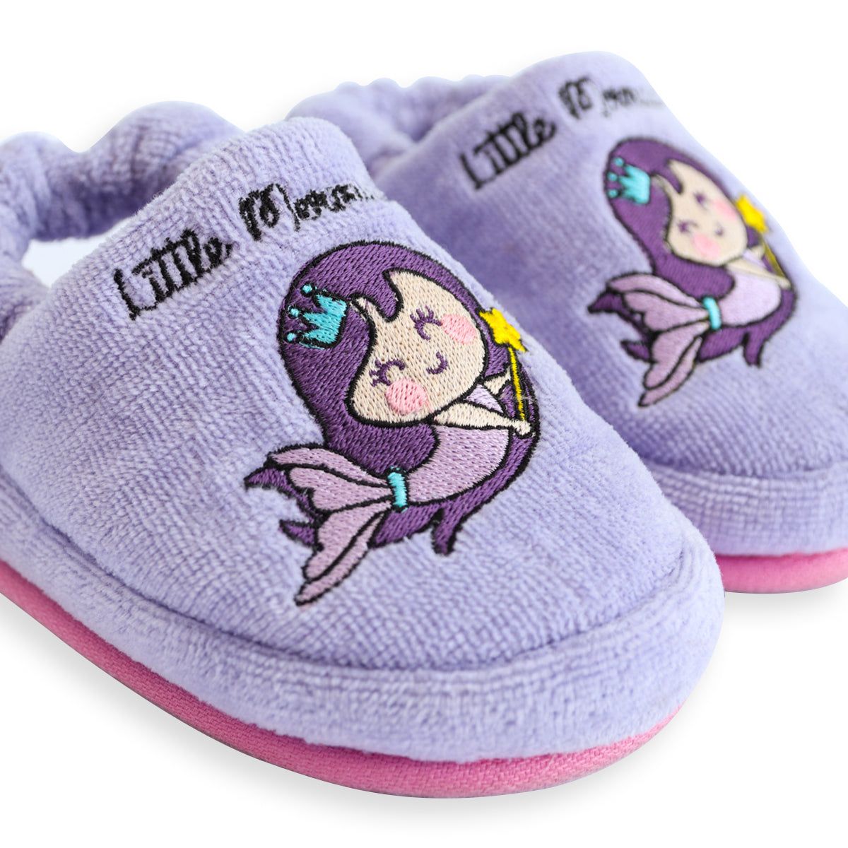 Little Mermaid Kids House Slippers