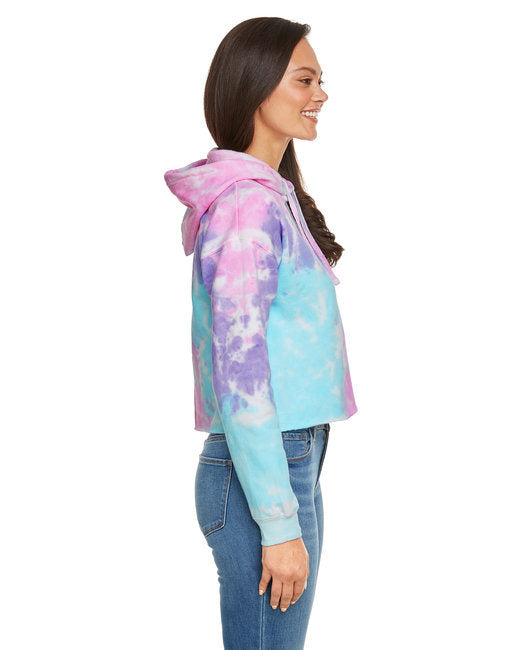 Tie-Dye Cropped Hoodie