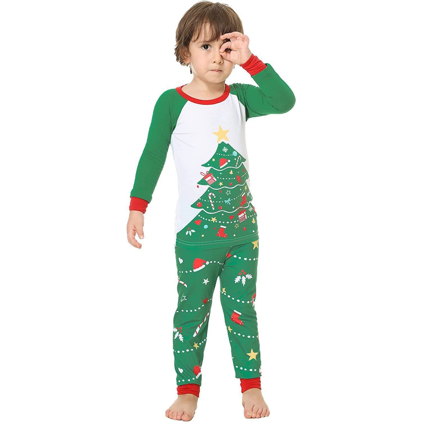 Pajamas Set Santa Claus Sleepwear