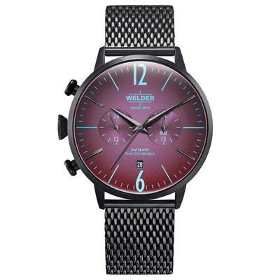 Men's Welder Moody Watch- Burgundy