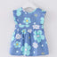 Blue Flowers Baby Girl Dress