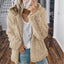 Woolen hooded coat