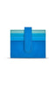 Blue Colored Snap Card Holder