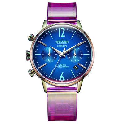 Women's Welder Moody Watch- Blue/Colorful