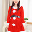 Red Christmas Cloak Dress