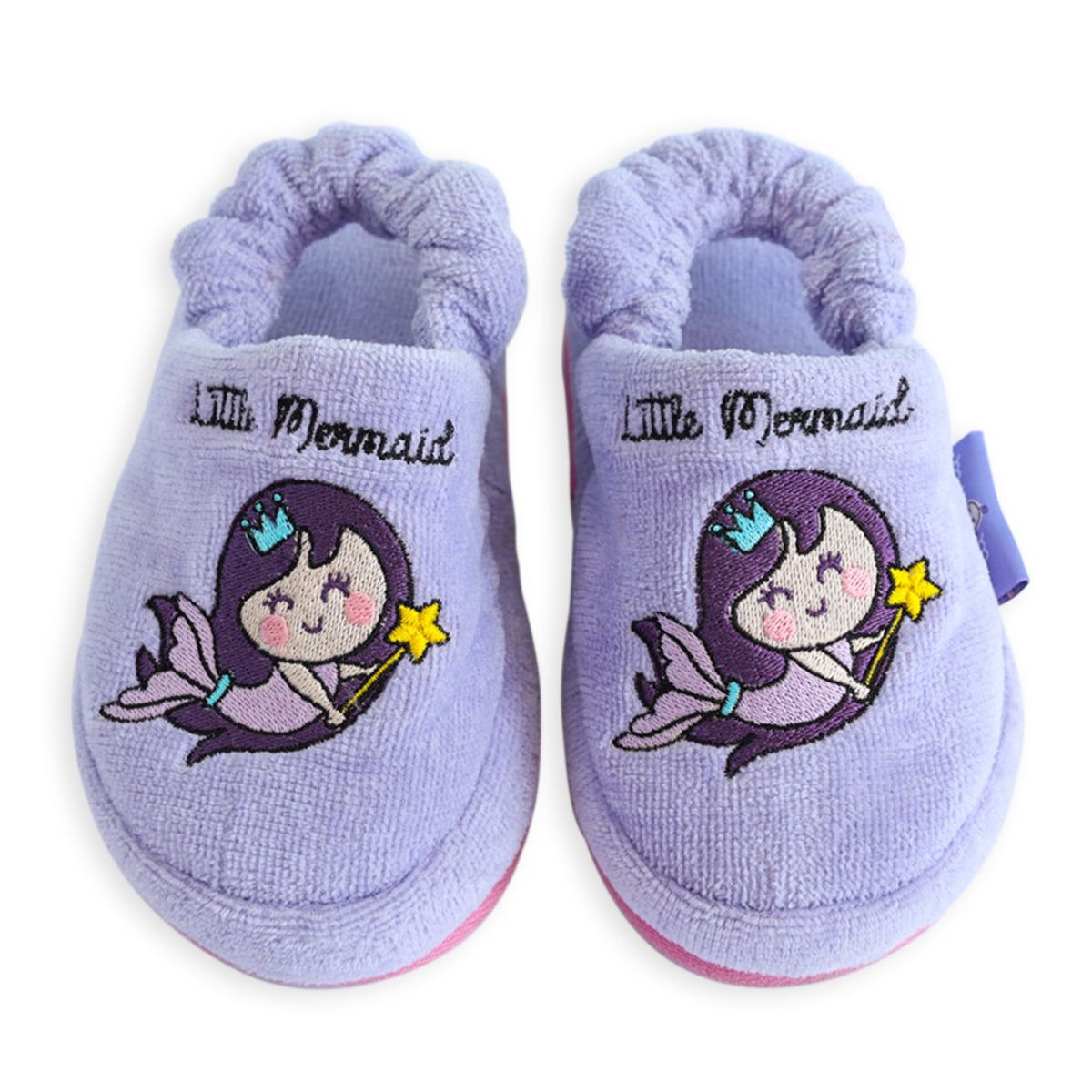 Little Mermaid Kids House Slippers