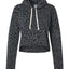 J America Triblend Cropped Hooded Sweatshirt