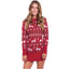 Christmas Elk Long Sleeve Dress