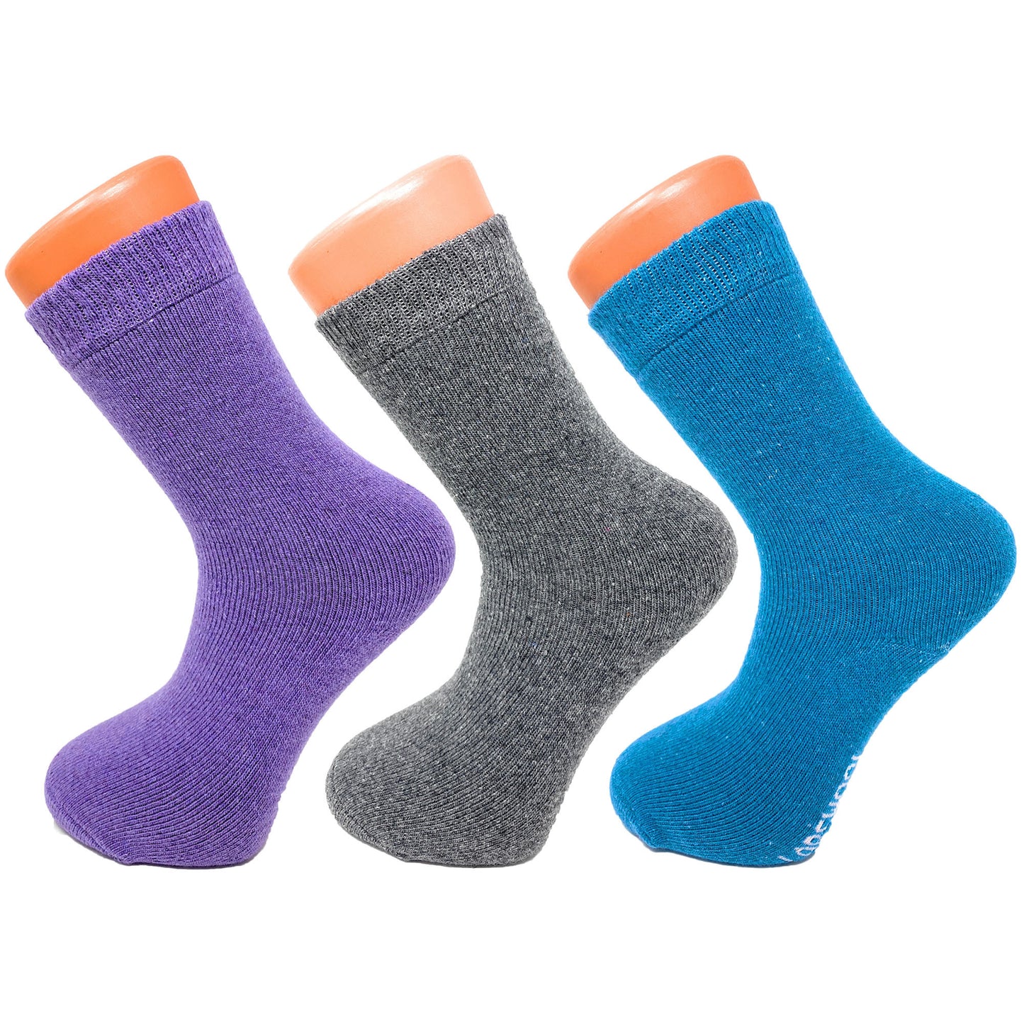 Thermal Casual Crew Wool Socks 3 Pairs