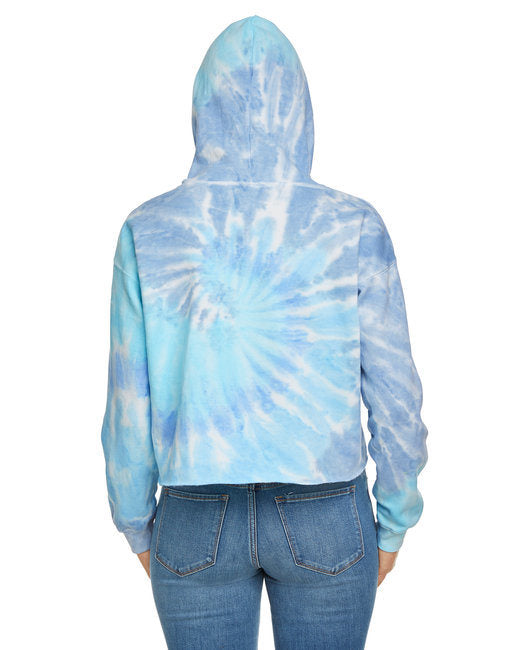 Tie-Dye Cropped Hoodie