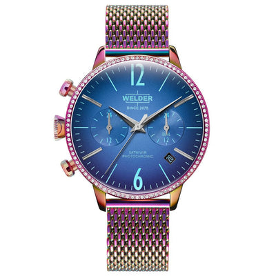 Women's Welder Moody Watch- Blue/Pink